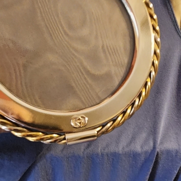 RARE VINTAGE GUCCI  HEAVY‎ PICTURE FRAME  Round - Picture 4 of 9